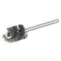 Weiler 3/4" Power Tube Brush, .008" Steel Wire Fill, 1" Brush Length 21266